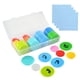 thumbnail image 1 of Juego de fichas de juego de borrado en seco con caja de almacenamiento, 100 unidades, 1 of 7