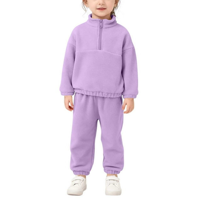 Conjuntos de blusas y camisas de cuello redondo y manga larga para niña, top de manga larga de color liso con cintura elástica y pantalones atados en las piernas, conjunto informal de dos piezas, conj