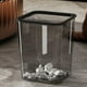 thumbnail image 4 of Cesto de basura transparente de 12 litros de color naranja, 4 of 6