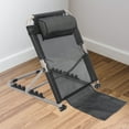 thumbnail image 1 of Dossier Réglable Assis-Debout, Dossier de Lit Taille P Noir pour Soins des Patients, 1 of 7