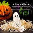 thumbnail image 3 of Estatua de perro fantasma de Halloween XINYU figura de Halloween decoraciones de otoño luz de noche parpadeante, 3 of 8