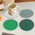 thumbnail image 6 of Woven Round Placemats Cotton Rope Table Mats Heat Insulation Coasters for Kitchen Dining Table Decor Waterproof Washable Protective Hot Dish Pad Natural Home Style Rustic Accent, 6 of 7