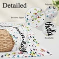 thumbnail image 6 of White Birthday Body Pillow Cover,Pillowcase Protectors with Zipper,Breathable Decorative Throw Pillow Case Cover,Colorful Confetti Ribbons Polka Dots Classroom Pillow Shams for Couch Sofa 24x36Inch, 6 of 8