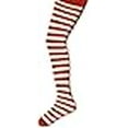thumbnail image 3 of Jefferies Socks Collants à Rayures pour Grandes Filles, Rouge/blanc, 8-10 Ans, 3 of 4