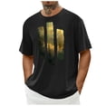 thumbnail image 5 of LMOIPLI Mens Adventure Graphic T Shirt Short Sleeve Outdoor Hiking Crew Neck Fashionable Nature Themed Casual Tee Black XL, 5 of 5