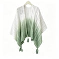 thumbnail image 4 of Shrysg Women's Lightweight Chiffon Tassel Shawl Beach Scarf Open Front Casual Cover-Up for Spring Summer Vacation, 4 of 6
