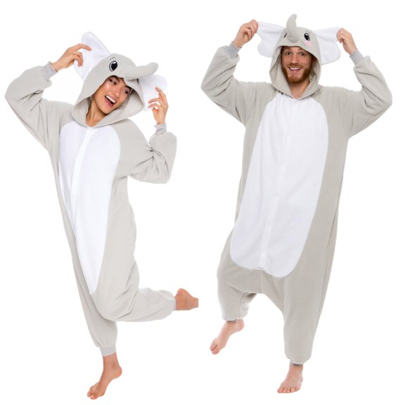 ¡El disfraz es divertido! Mono para adulto con forma de elefante para Halloween