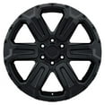 thumbnail image 3 of Black Rhino Aluminum Rim WANAKA 17X8.5in Matte Black Finish, 1785WKA355114M76, 3 of 4