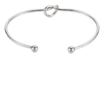 thumbnail image 3 of Pulsera Brazalete De Acero Inoxidable 316l Con Forma De Nudo Xtellar plateado, 3 of 3