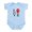 Sky Blue, variant on CafePress - Love With A Paw Body Suit - Baby Light Bodysuit, Size Newborn - 24 Months
