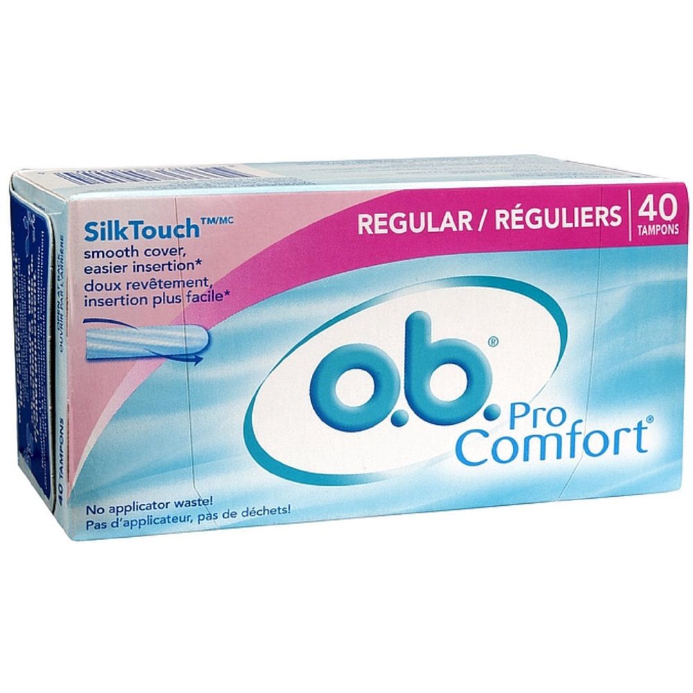 o.b. Pro Comfort Tampons, Regular 40 ea (Pack of 3)