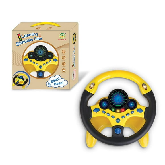 Volante Para Niños, Juego De Juguete, Volante De Simulación, Conducción, Juguete Educativo Para Edades Tempranas, Regalo Para Niños Yuarrent FN008330-01