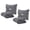 2-Pack Gray, variant on BlueHills Premium Soft Large Travel Blanket Pillow for Tall Airplane Throw - Navy Blue