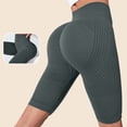 thumbnail image 5 of idosla 3D Anti Cellulite Leggings for Women Slim Compression Bermuda Short Push-Up Sculpting Yoga Pants Fitness Workout Short (Dark Gray, L), 5 of 6
