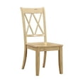 thumbnail image 2 of Homelegance Janina Cross Back Dining Room Chairs (Set of 2), Buttermilk, 2 of 3
