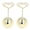 Gold, variant on Riousery 2Pcs Table Number Holder Heart Shaped Metal Wire Place Card Holder Stand for Wedding Birthday Party Restaurant Event Table Decor, 3.3 inches / 8.5 cm (Silver)