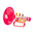 thumbnail image 2 of Juguetes de trompeta, juguetes para bebés, niños pequeños, regalos musicales de cumpleaños, animales de dibujos animados, juguetes con altavoz pequeño Rosa, 2 of 8