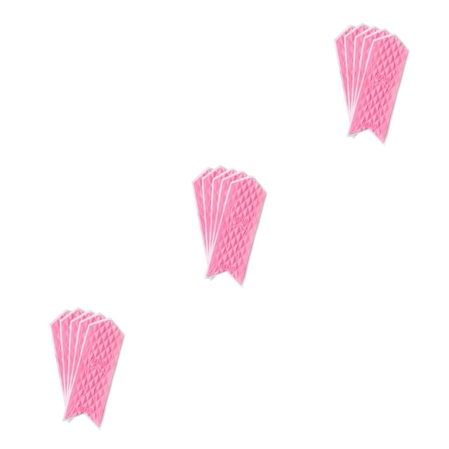 relayinert 5 Pieces Bike Sticker Bicycle Frame Guard Silicone Mountain Cycling Decals Anti-slip Chassis Cover Rhombus Pattern Small Pink 5 Pieces 3Set