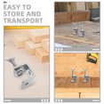 thumbnail image 3 of SKISUNO 4Ud Prensas Pequeñas De Inoxidable C Clamp Multiusos Para Trabajos De Madera, 3 of 8
