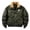 Army Green, variant on Men's Cotton Cargo Jacket Winter Sherpa Fleece Lined Work Jacket Coats Sherpa Trucker Jacket for Men Thick Thermal Lapel Cargo Jacket Aviator Coat