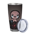 thumbnail image 2 of Lsque The Binding of Isaac Pattern 20oz Car Cup with Lid and Straw, Insulated Coffee Cup with Straw Topper, Spill Proof Travel Coffee Mug, Stainless Steel Tumble, 2 of 8