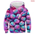 thumbnail image 2 of Sudaderas con capucha para niños y niñas con estampado 3D de comida divertida, macarrones de caramelo, sudaderas con capucha para niños, ropa para adolescentes, jerseys de Nutella para niños 2021, 2 of 5