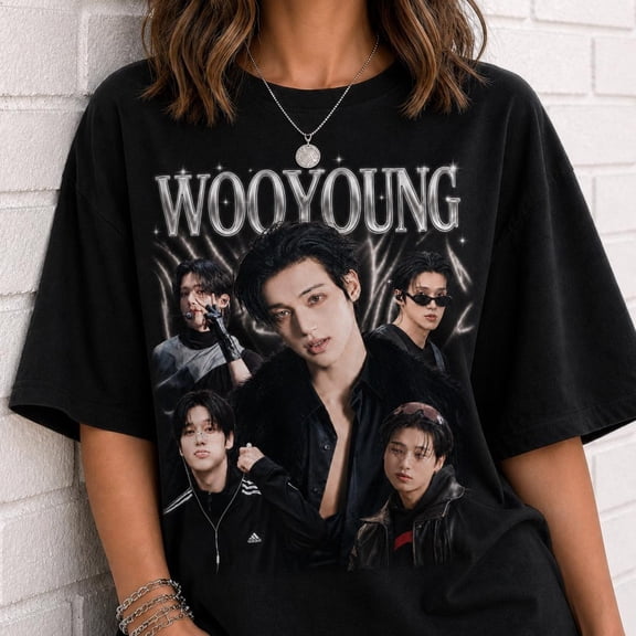 Retro Wooyoung Ateez Graphic T-Shirt, Golden Hour Part 5 Tee