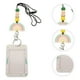 thumbnail image 2 of KAKOWELY 1 Juego de Porta credencial de identificación, porta credencial rígido, tapa deslizante, funda para tarjeta con cordón, 2 of 4