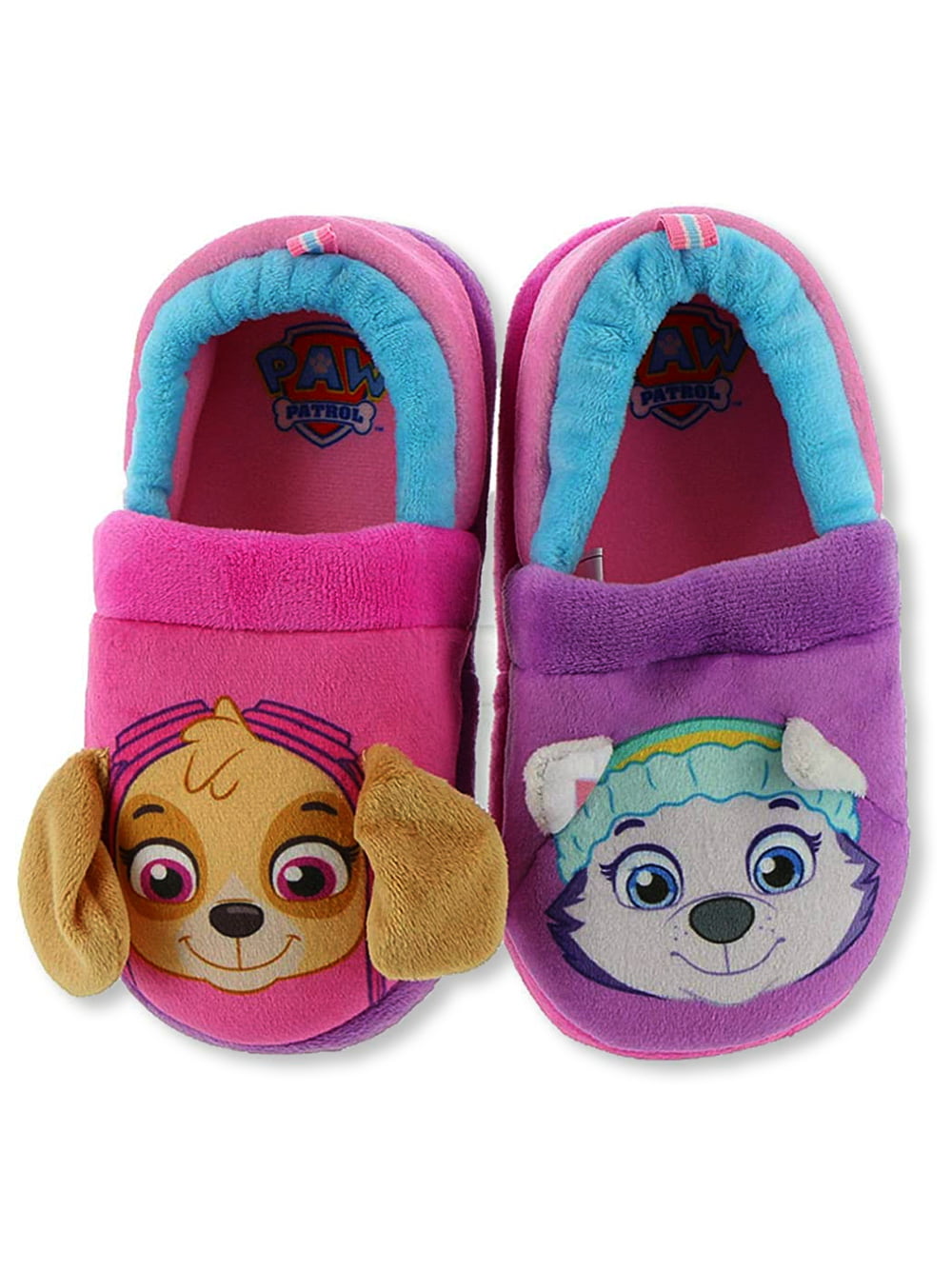 Girls Kids Size UK 12 Pink Moccasin Slippers 