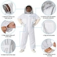 thumbnail image 3 of Traje de Apicultura Uxcell para Hombres y Mujeres XXL con Guantes y Capucha de Velo, Blanco, 3 of 7