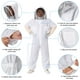 thumbnail image 3 of Traje de Apicultura Uxcell para Hombres y Mujeres XXL con Guantes y Capucha de Velo, Blanco, 3 of 7