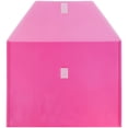 thumbnail image 2 of JAM Plastic Hook & Loop Envelopes, 9.8x13, 12/Pack, Fuchsia Pink, 2 of 5