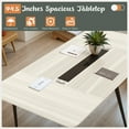 thumbnail image 2 of Furmax 8FT Conference Table for 10 People, 94.49L x 47.24W x 29.92H Inches Large Meeting Table with Cable Grommets, Modern Seminar Boardroom Table for Office Conference Room, Oak, 2 of 7