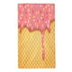 thumbnail image 1 of Fotbe Pink Ice Cream Toalla Premium con Patrón, Toalla de Microfibra de Secado Rápido, Ligera y Altamente Absorbente (27.5x16in), Ideal para Uso Diario, 1 of 6