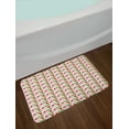 thumbnail image 2 of Vegetable Bath Mat, Fresh Product Farmers Market Theme Cartoon Radish Pattern, Plush Bathroom Decor Mat with Non Slip Backing, 29.5" X 17.5", Dark Coral Fern Green, by Ambesonne, 2 of 2