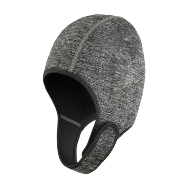 Gorro de natación con capucha de buceo de 2 mm para hombre y mujer, cómodo gorro térmico para surfear, , hacer piragüismo, kayak, nadar y hacer gris