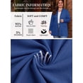 thumbnail image 5 of Cueply Plus Size Lightweight Cardigan for Women Long Sleeve Open Front Casual Cover Up with Pockets Soft Draped Layering Jacket 1X-4X, 5 of 9