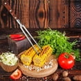 thumbnail image 4 of Heavy Stainless Steel Carving Fork,barbecue Cooking Meat Fork, Used To Fixed, Move, Poultry And Turkey Forks, 4 of 5