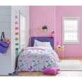 thumbnail image 4 of Saturday Park Ombre Butterflies 100% Organic Kids' Cotton Sheet Set, Full, 4 of 8