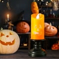 thumbnail image 5 of Halloween Pumpkin Candle Light,Halloween Orange Flameless Candle Lights,LED Lamps Festival Decor Light for Halloween Party,Halloween flameless candles light for Party Table Home Spooky Decor, 5 of 5