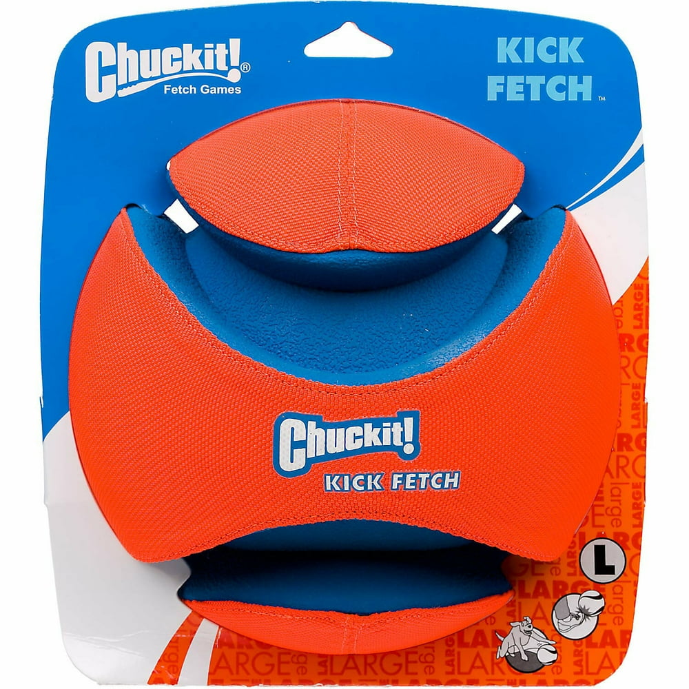 Chuckit Kick Fetch Ball Durable construction for long-lasting fun Easy visibility and