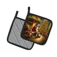 thumbnail image 2 of Carolines Treasures DAC4173PTHD 7.5 x 7.5 in. Yorkshire Terrier Yorkie & Santa Claus Pot Holders - Set of 2, 2 of 5