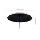 thumbnail image 3 of Paraguas plegable de 60 varillas para días soleados y lluviosos, totalmente automático, gran parasol de plástico reforzado y protección solar., 3 of 6