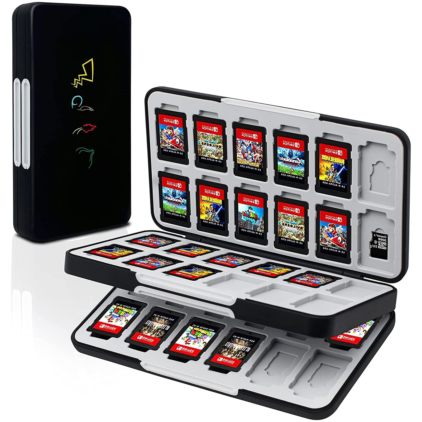 Switch Game Case with 48 Game Holder Compatible with Nintendo Switch