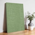 thumbnail image 3 of Canvas Wall Art Sage Green Linen Canvas Art Print Farmhouse Pure Color Country Farm Pictures Wall Decor for Living Room Bedroom Artwork Decorations Stretched Framed Ready to Hang 8"x12", 3 of 9