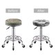 thumbnail image 5 of Balery Gray Tractor Fundas de asiento para taburete de bar redondo de tela de terciopelo ajustables que protegen de arañazos y manchas para sillas de 14 a 17 pulgadas.-12 inch, 5 of 7
