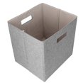 thumbnail image 1 of Caja De Almacenamiento Plegable, Contenedor De Almacenamiento Con Diseño De Mango Gris Oscuro Para Dormitorio ANGGREK Clothes Storage Bin, 1 of 8
