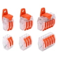 thumbnail image 1 of Conectores De Alambre De Palanca De 60 Piezas Conectores De Empalme Compactos PCT-212 213 215 Con Tornillos De Clip De Montaje, 1 of 7