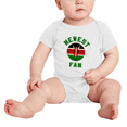 thumbnail image 2 of Newest Kenya National Soccer Team Fan Cute Baby Romper (White, 0-3 Months), 2 of 5