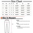 thumbnail image 2 of Womens Relaxed Fit Pants by Generic Summer Casual Drawstring Solid Cropped Cargo Pants, Black, Size XL, 2 of 5